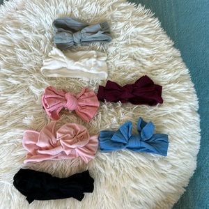 EUC! Lot of 7 baby bling bows